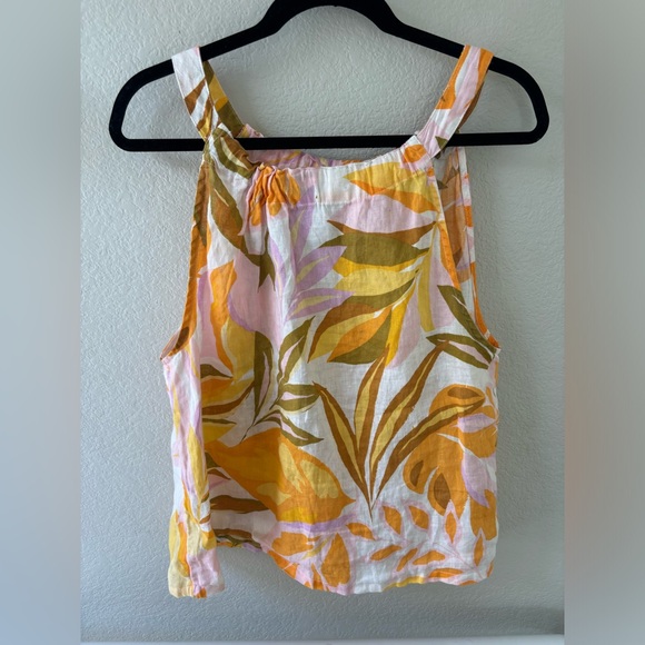 C&C California Floral 100% Linen Flowy Tank Shirt
Size Large - Picture 4 of 6